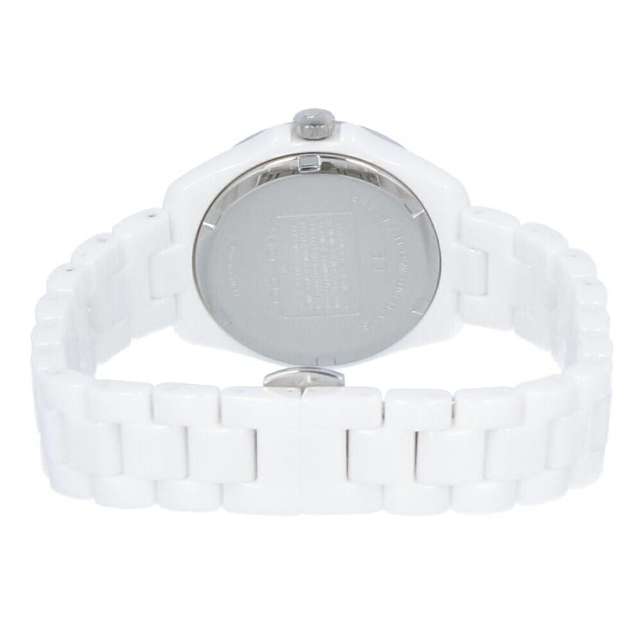 Coach Preston Mother of Pearl Dial White Steel Strap Watch for Women - 14503661