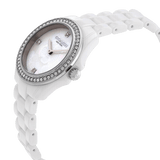 Coach Preston Mother of Pearl Dial White Steel Strap Watch for Women - 14503661