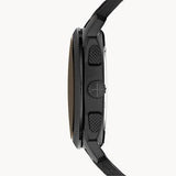 Fossil Machine Flight Chronograph Brown Dial Brown Leather Strap Watch for Men - FS4656