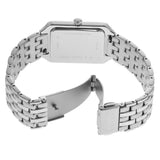 Fossil Raquel Three Hand Date Mother of Pearl Dial Silver Steel Strap Watch for Women - ES5306