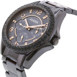 Fossil Riley Quartz Blue Dial Blue Steel Strap Watch for Women - ES4294