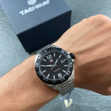 Tag Heuer Formula 1 Quartz Black Dial Silver Steel Strap Watch for Men - WAZ1110.BA0875