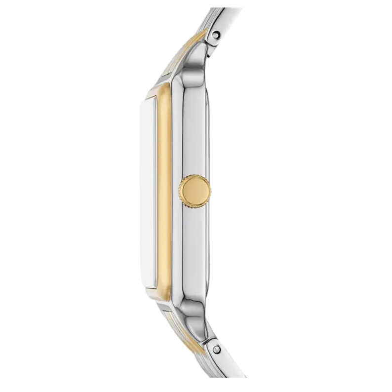 Fossil Raquel Three Hand Mother of Pearl Dial Two Tone Steel Strap Watch For Women - ES5305