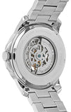 Fossil Townsman Automatic Skeleton White Dial Two Tone Steel Strap Watch for Men - ME3075