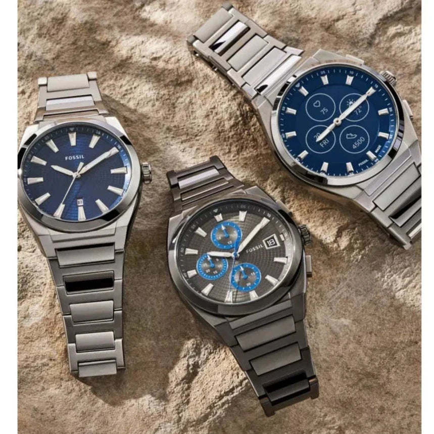 Fossil fs5830 watches in stainless steel on display