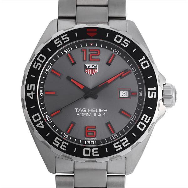 Tag Heuer Formula 1 Quartz Anthracite Dial Silver Steel Strap Watch for Men - WAZ1018.BA0842