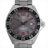 Tag Heuer Formula 1 Quartz Anthracite Dial Silver Steel Strap Watch for Men - WAZ1018.BA0842