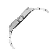 Guess Asset Quartz Black Dial Silver Steel Strap Watch For Men - GW0575G1