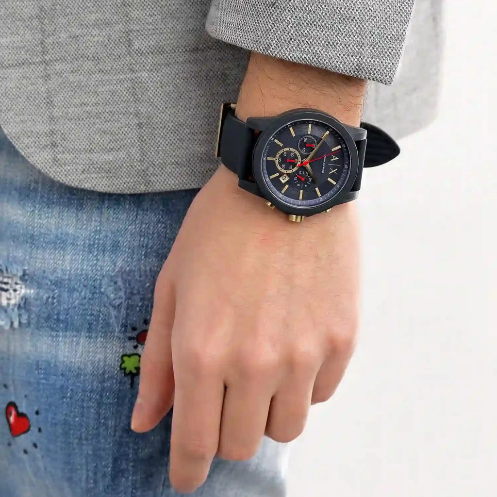 AX watch on wrist, detail of hjt4171nmhhuphztqie3xholc99bwqt7