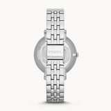 Fossil Jacqueline White Dial Silver Steel Strap Watch for Women - ES3920