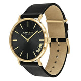 Coach Perry Black Dial Black Leather Strap Watch for Women - 14503333