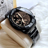 Fossil men's watch - black chronograph 1000x image