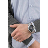 Maserati Epoca 42mm Black Dial Steel Silver Mesh Bracelet Watch For Men - R8873618003