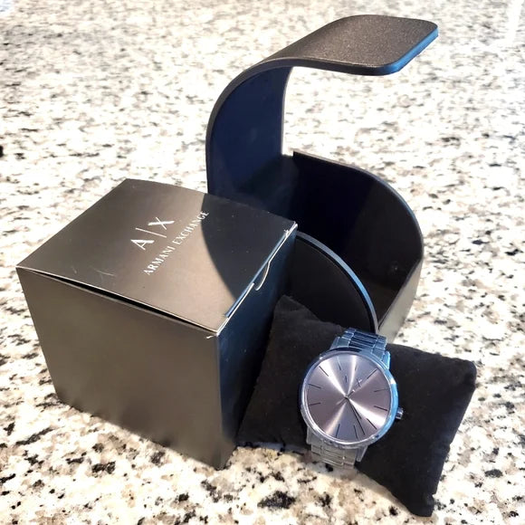 Armani Exchange watch with box and display