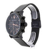 Maserati Epoca Chronograph Black Dial Black Mesh Strap Watch For Men - R8873618013