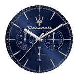 Maserati Epoca Chronograph Blue Dial Silver Steel Strap Watch For Men - R8873618024