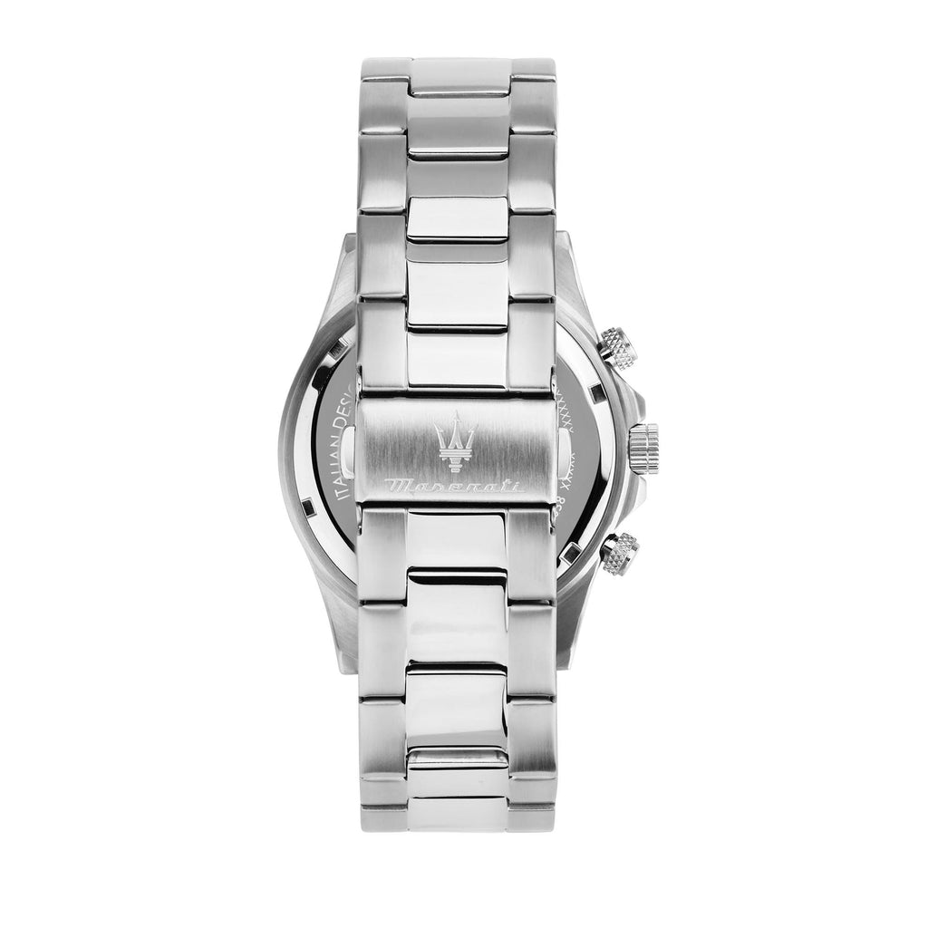 Maserati Competizione Chronograph Black Dial Silver Steel Strap Watch For Men - R8873600008