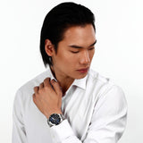 Maserati Competizione Chronograph Blue Dial Silver Steel Strap Watch For Men - R8873600009