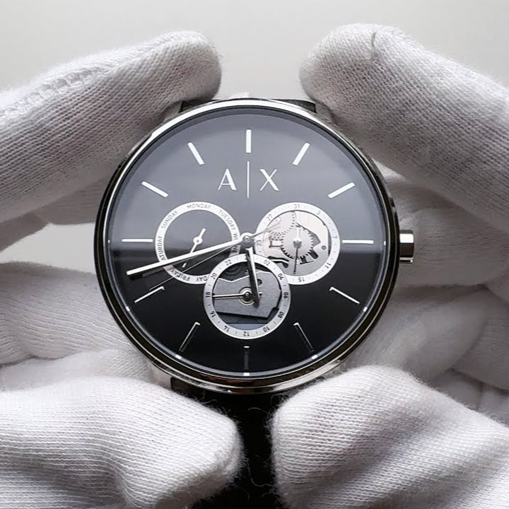 Armani Exchange watch with black face