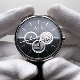 Armani Exchange watch with black face