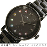Marc Jacobs Baker Black Dial Black Steel Strap Watch for Women - MBM3425