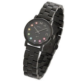Marc Jacobs Baker Black Dial Black Steel Strap Watch for Women - MBM3425