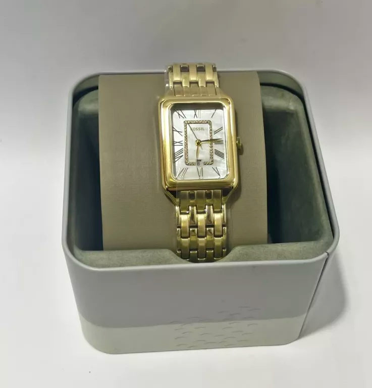Fossil gold watch in box, md_5XpT6SO2MEsHV0cCJu2Q6wTW1BV75dyuJcR5KnWz
