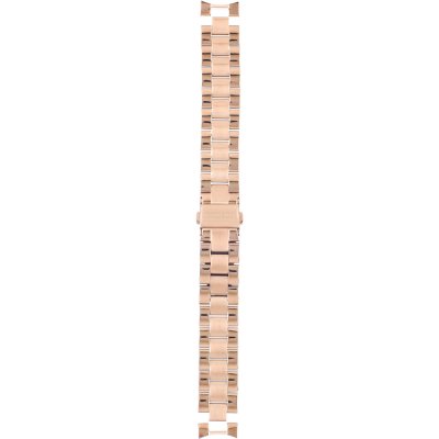 Michael Kors Mini Slim Runway Rose Gold Dial Rose Gold Steel Strap Watch For Women - MK3457