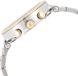 Michael Kors Parker Pink Dial Two Tone Steel Strap Watch for Women - MK6140