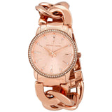 Michael Kors Nini Quartz Crystals Rose Gold Dial Rose Go Watch For Women - MK3236