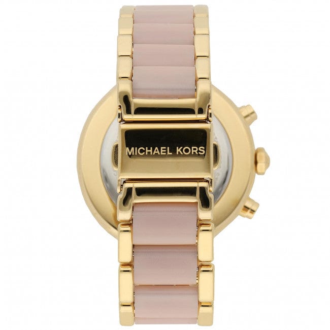Michael Kors Parker Gold Dial Two Tone Steel Strap Watch for Women - MK6326
