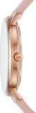Michael Kors Pyper Quartz White Dial Pink Leather Strap Watch For Women - MK2741