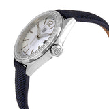 Tag Heuer Formula 1 Quartz Diamonds Mother of Pearl Dial Blue Leather Strap Watch for Women - WBJ131A.FC8251