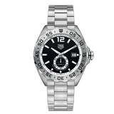Tag Heuer Formula 1 Automatic Black Dial Silver Steel Strap Watch for Men - WAZ2012.BA0842