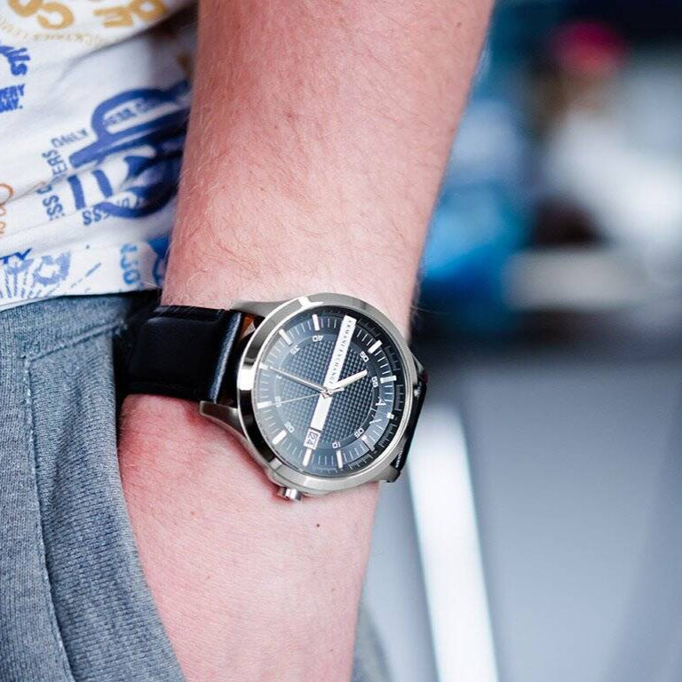 Armani Exchange Hampton AX2101 men's watch on wrist