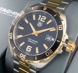 Tag Heuer Formula 1 Quartz Black Dial Two Tone Steel Strap Watch for Men - WAZ1121.BB0879