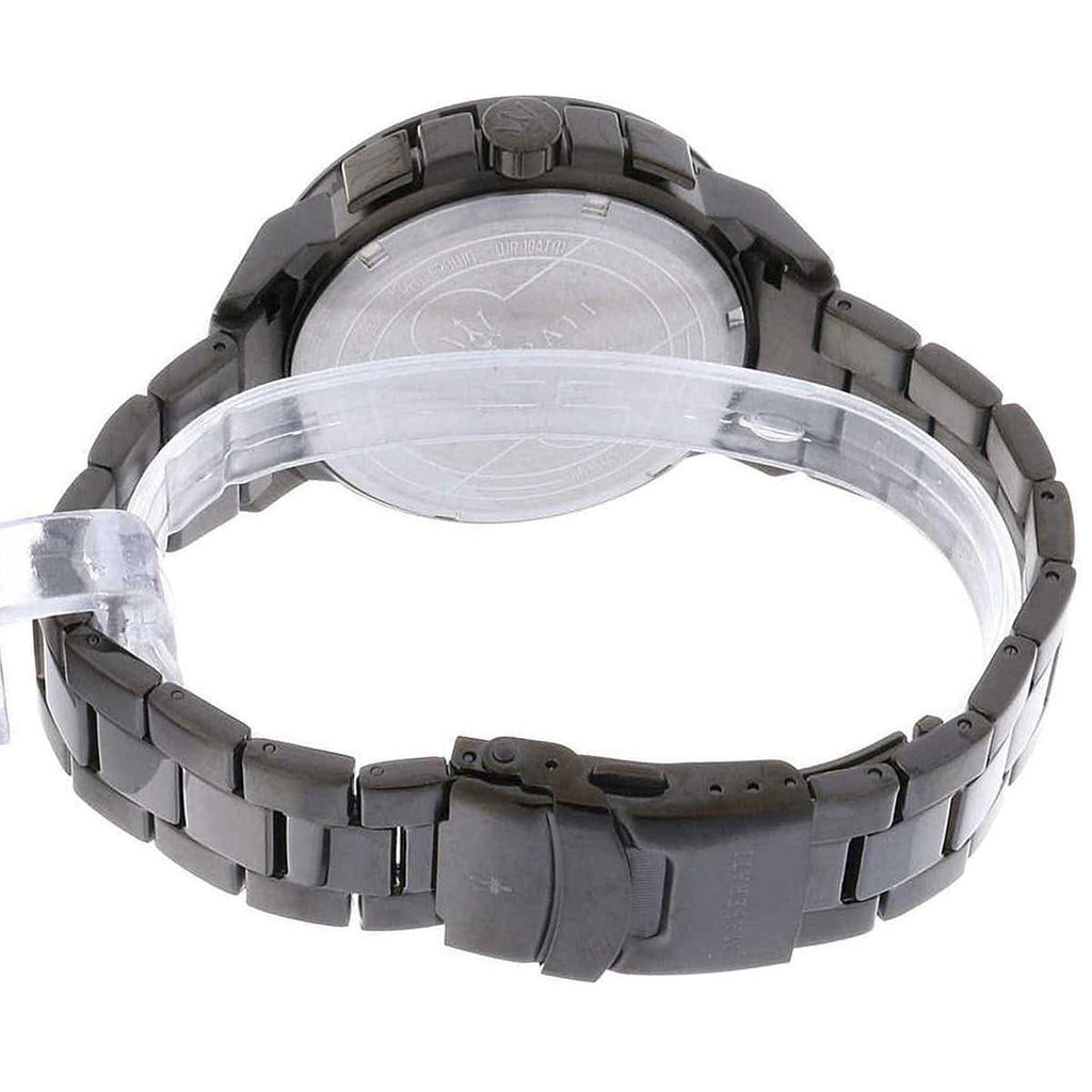 Maserati Ingegno Tachymeter Blue Dial Black Steel Strap Watch For Men - R8873619001