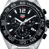 Tag Heuer Formula 1 Chronograph Black Dial Silver Steel Strap Watch for Men - CAZ1010.BA0842
