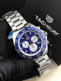 Tag Heuer Formula 1 Blue Dial Silver Steel Strap Watch for Men - CAZ1018BA0842