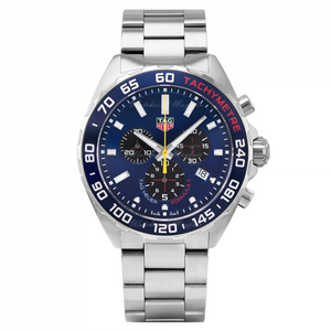 Tag Heuer Formula 1 Aston Martin Red Bull Racing Blue Dial Silver Steel Strap Watch for Men - CAZ101AB.BA0842