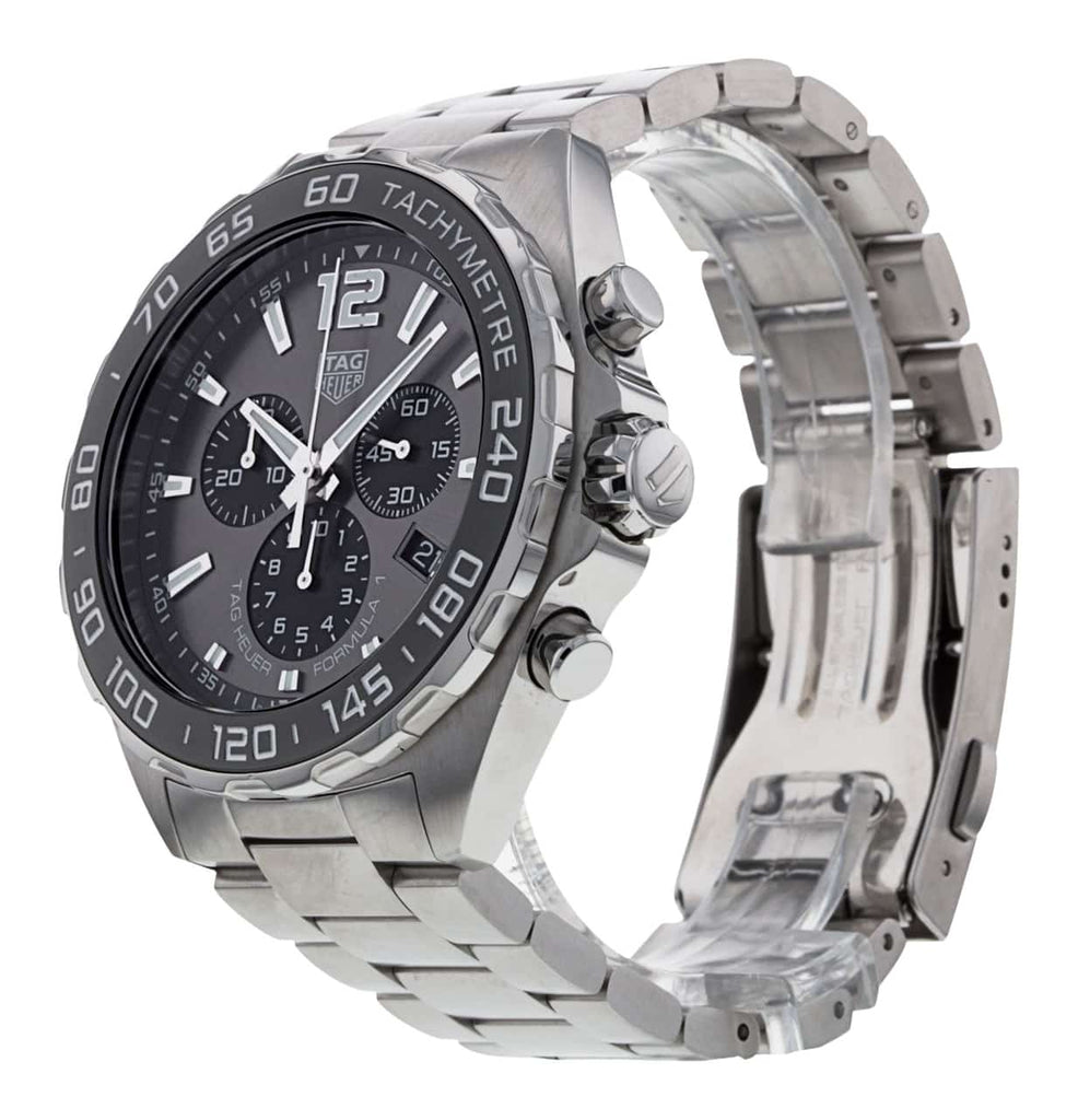 Tag Heuer Formula 1 Anthracite Dial Silver Steel Strap Watch for Men - CAZ1011.BA0842