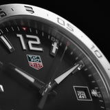 Tag Heuer Formula 1 Stainless Steel 41mm Black Dial Silver Steel Strap Watch for Men - WAZ1112.BA0875