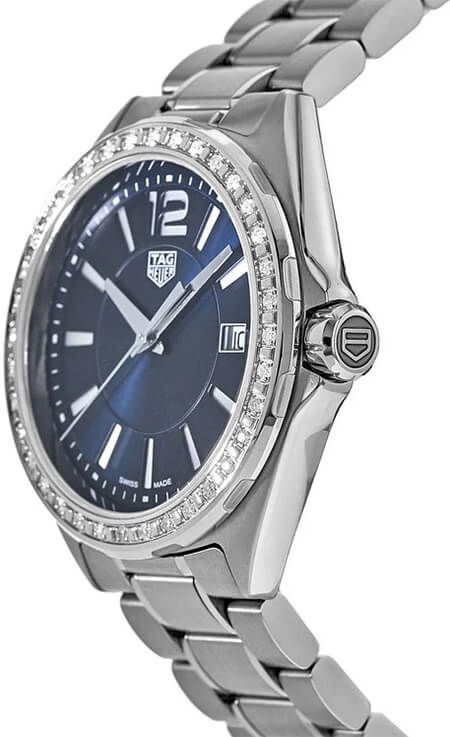 Tag Heuer Formula 1 Quartz Diamonds Blue Dial Silver Steel Strap Watch for Women - WBJ1316.BA0666