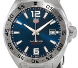Tag Heuer Formula 1 Blue Dial Silver Steel Strap Watch for Men - WAZ1118.BA0875