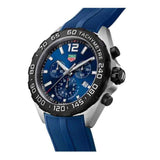 Tag Heuer Formula 1 Chronograph Blue Dial Blue Rubber Strap Watch for Men - CAZ101AV.FT8077
