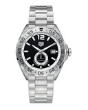 Tag Heuer Formula 1 Automatic Black Dial Silver Steel Strap Watch for Men - WAZ2012.BA0842