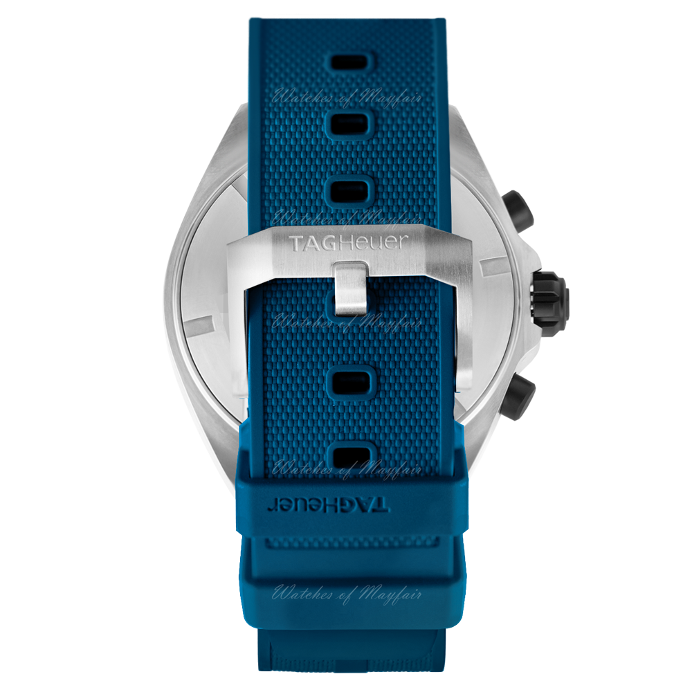 Tag Heuer Formula 1 Chronograph Blue Dial Blue Rubber Strap Watch for Men - CAZ101AV.FT8077