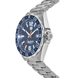Tag Heuer Formula 1 Quartz Blue Dial Silver Steel Strap Watch for Men - WAZ1010.BA0842