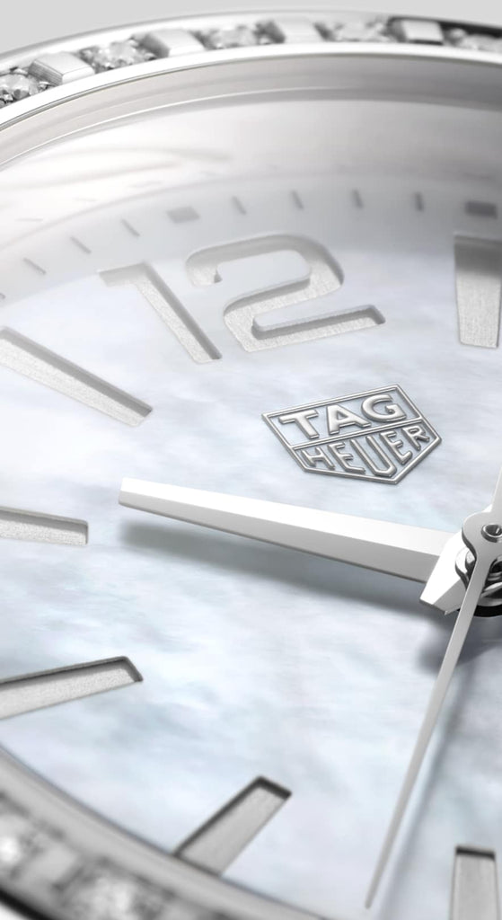 Tag Heuer Formula 1 Quartz Diamonds Mother of Pearl Dial Silver Steel Strap Watch for Women - WBJ131A.BA0666
