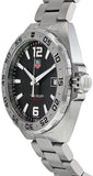 Tag Heuer Formula 1 Stainless Steel 41mm Black Dial Silver Steel Strap Watch for Men - WAZ1112.BA0875